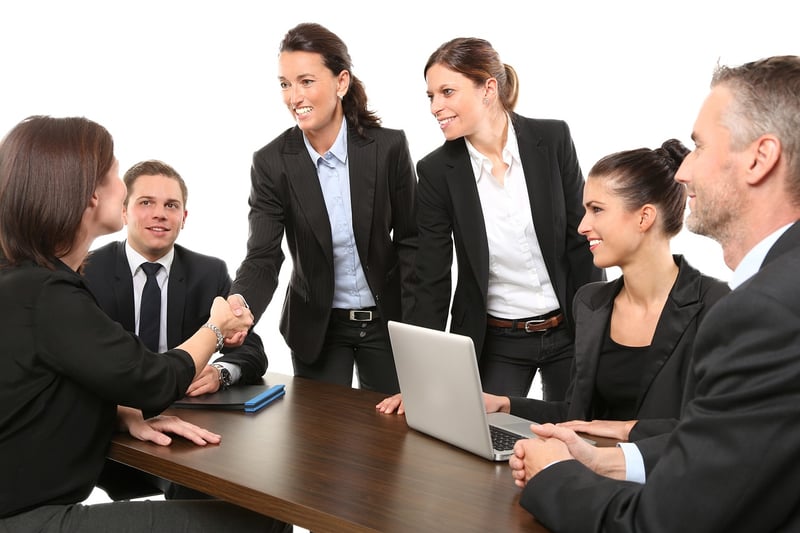 Networking at an event
